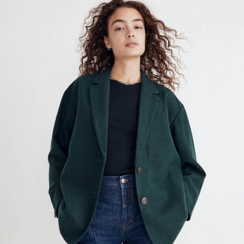 Madewell Dark Green Dorest Blazer Size Large